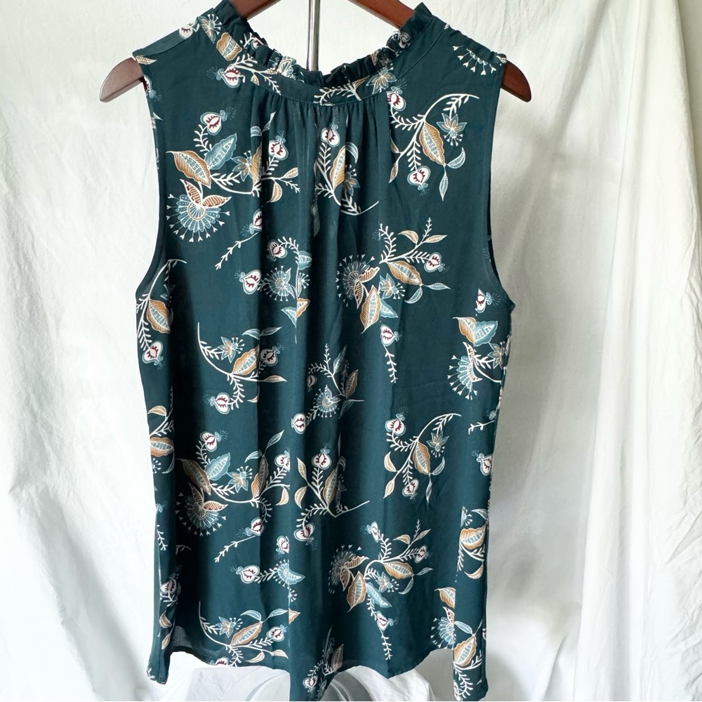 LOFT high neck shirt - ties in back